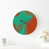 abstract patroon grote klok (Huis)