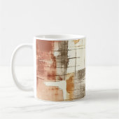 Abstract patroon herfstesthetiek koffiemok (Links)