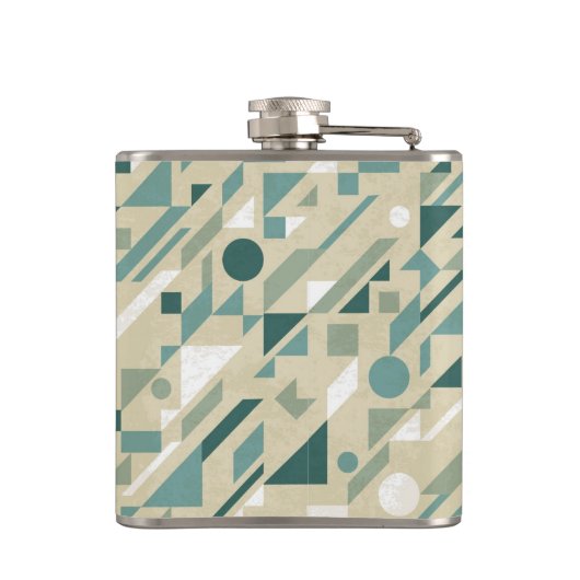 Abstract patroon heupfles (Achterkant)