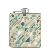 Abstract patroon heupfles (Voorkant)