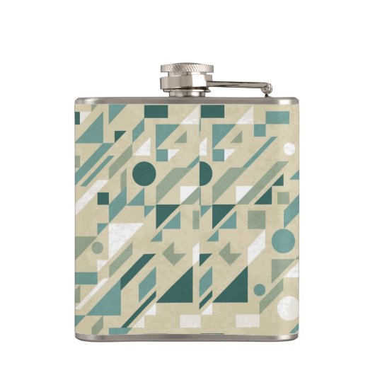 Abstract patroon heupfles (Achterkant)