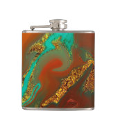 abstract patroon heupfles (Voorkant)