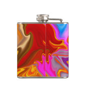 abstract patroon. heupfles (Achterkant)