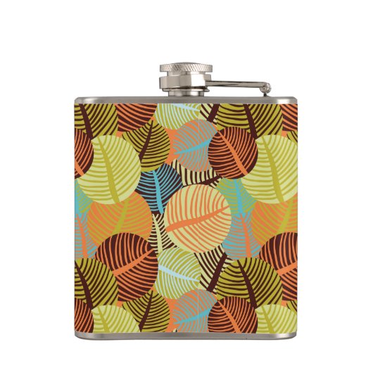 Abstract patroon heupfles (Achterkant)