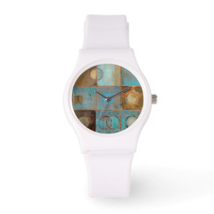 Abstract patroon horloge