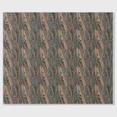 Abstract patroon in etnische stijl cadeaupapier (Vlak)