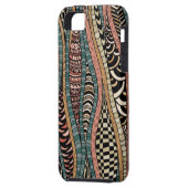 Abstract patroon in etnische stijl Case-Mate iPhone case (Achterkant Links)