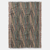 Abstract patroon in etnische stijl deken (Voorkant Verticaal)