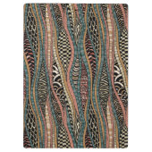 Abstract patroon in etnische stijl klembord (Achterkant)