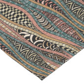 Abstract patroon in etnische stijl korte tafelloper (Hoek)