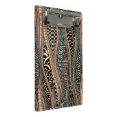 Abstract patroon in etnische stijl mini klembord (Schuin)
