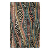 Abstract patroon in etnische stijl mini klembord (Achterkant)