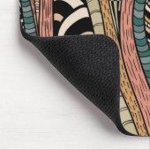 Abstract patroon in etnische stijl muismat (Hoek)