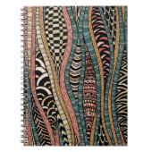 Abstract patroon in etnische stijl notitieboek (Voorkant)