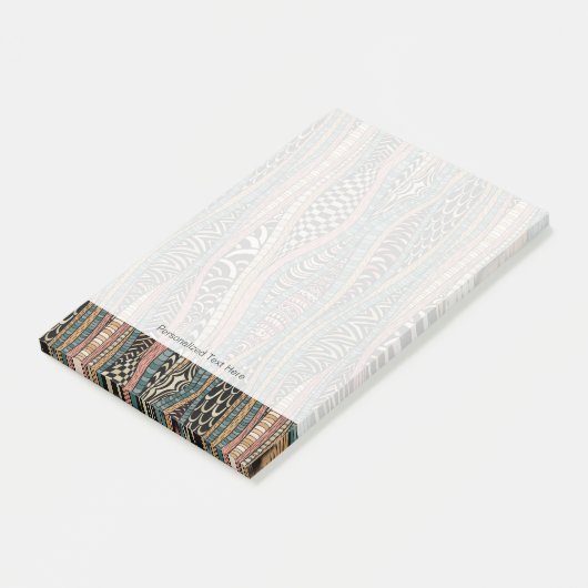 Abstract patroon in etnische stijl post-it® notes (Schuin)