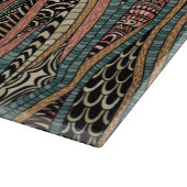 Abstract patroon in etnische stijl snijplank (Hoek)