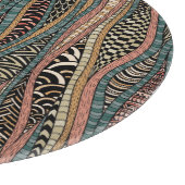 Abstract patroon in etnische stijl snijplank (Hoek)