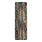 Abstract patroon in etnische stijl thermosbeker (Achterkant)
