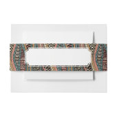 Abstract patroon in etnische stijl uitnodigingen wikkel (Voorkant Voorbeeld)