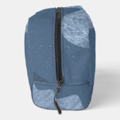 Abstract patroon in tinten blauw toilettasje (Rechts)
