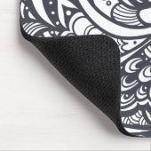 Abstract patroon in Zen-Doodle-stijl Muismat (Hoek)