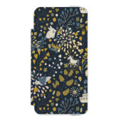 Abstract  patroon incipio iPhone portemonnee hoesje (Voorkant Agenda)