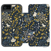 Abstract  patroon incipio iPhone portemonnee hoesje (Agenda Open)