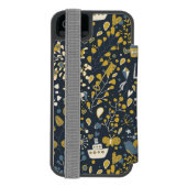 Abstract  patroon incipio iPhone portemonnee hoesje (Agenda Achterkant)