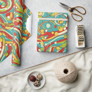 abstract patroon inpakpapier