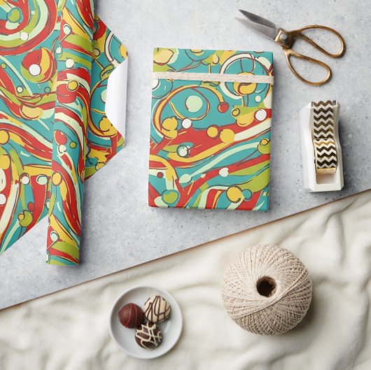 abstract patroon inpakpapier (Crafts)