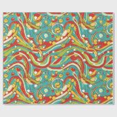 abstract patroon inpakpapier (Vlak)