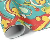 abstract patroon inpakpapier (Rol Hoek)