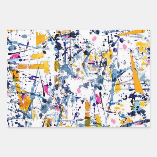 Abstract patroon inpakpapier vel (Voorkant 3)