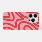 abstract patroon iPhone hoesje (Achterkant horizontaal)