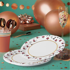 Abstract Patroon Jubileumfeest Papieren Bordje