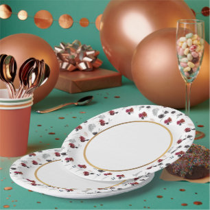 Abstract Patroon Jubileumfeest Papieren Bordje