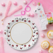 Abstract Patroon Jubileumfeest Papieren Bordje (Feest)