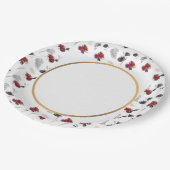 Abstract Patroon Jubileumfeest Papieren Bordje (Gekanteld)