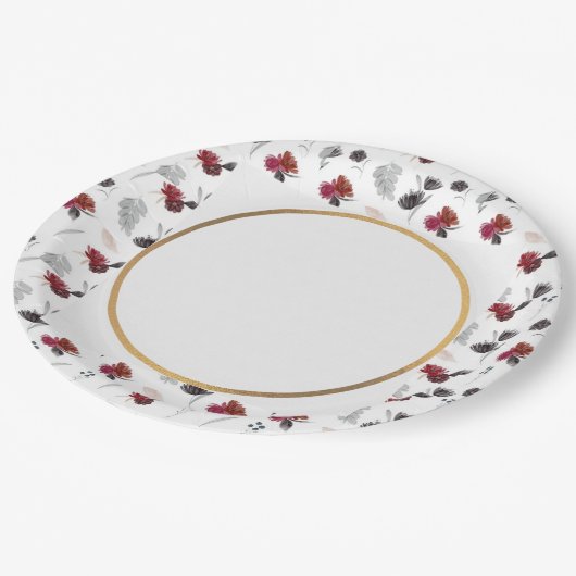 Abstract Patroon Jubileumfeest Papieren Bordje (Gekanteld)