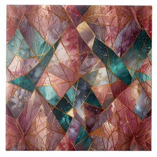 Abstract patroon keramiek tegel tegeltje