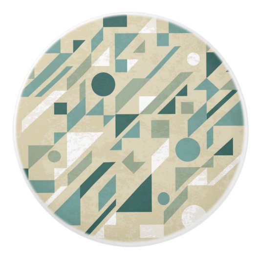 Abstract patroon keramische knop (Voorkant)