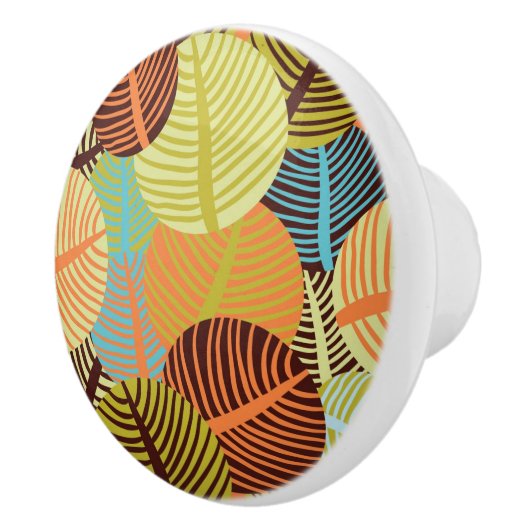 Abstract patroon keramische knop (Rechts)