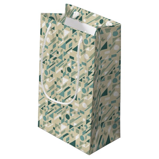 Abstract patroon klein cadeauzakje (Achterkant Gekanteld)