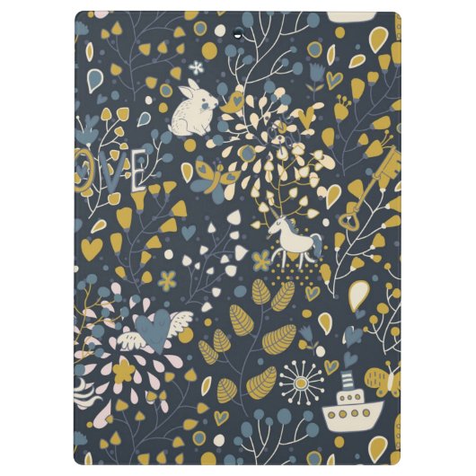 Abstract  patroon klembord (Achterkant)