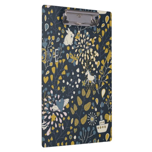 Abstract  patroon klembord (Rechts)