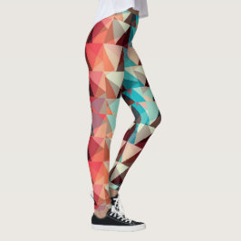 Abstract patroon | Kleurrijke Driehoeksvormen Leggings