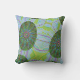 Abstract Patroon Kleurrijke Ei Elegant Bos Groen Kussen