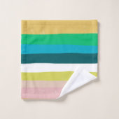 Abstract patroon kleurrijke strips bad handdoek (Wasdoekje)