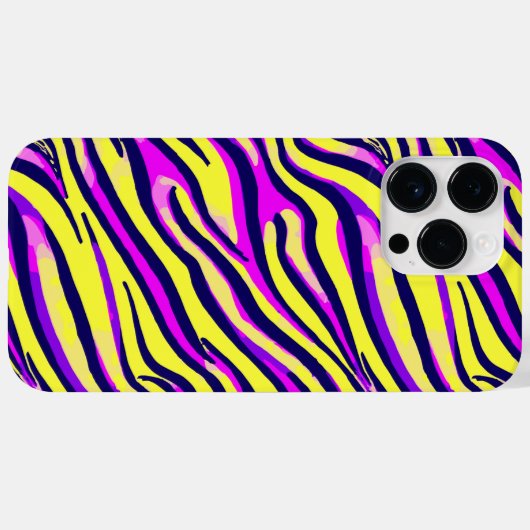Abstract patroon kleurrijke Zebra Print Stripe Case-Mate iPhone Case (Achterkant (horizontaal))