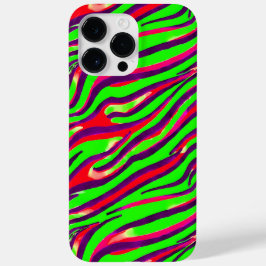 Abstract patroon kleurrijke Zebra Print Stripe Case-Mate iPhone 14 Pro Max Hoesje
